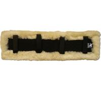 Engel Germany Fourreau de Sangle en Peau de Mouton avec Velcro Couleur Coton Noir Fourrure Naturel (Kamde) 2 Tailles au Choix