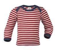 Engel - Haut bébé L/S - Sous-vêtement mérinos - 74/80 - rot melange / natur
