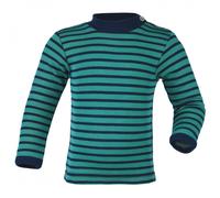 Engel - Haut L/S à rayures bébé - Sous-vêtement mérinos - 74/80 - eisvogel / marine