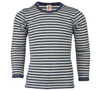 Engel - Haut L/S enfant - Sous-vêtement mérinos - 116 - blau melange / natur
