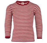 Engel - Haut L/S enfant - Sous-vêtement mérinos - 92 - rot melange / natur