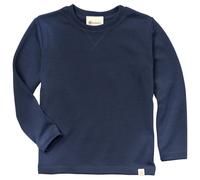 Engel - Kid's Sweatshirt L/S - Haut manches longues en mérinos - 128 - marine