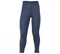 Engel - Legging enfant en laine mérinos vierge - Sous-vêtement mérinos - 128 - blau melange