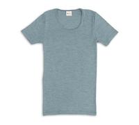 Engel Maillot de corps à manches courtes pour femme, Bleu montagne, 40-42