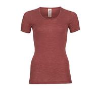 Engel Maillot de corps à manches courtes pour femme, cuivre, 40-42