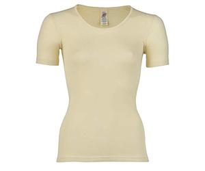 Engel Maillot de corps à manches courtes pour femme, naturel, 38/40