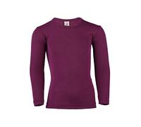 Engel, Maillot de corps à manches longues pour enfant en laine et soie, taille 92-176, 6 couleurs, orchidée, 140