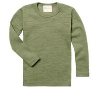 Engel Maillot de corps à manches longues pour enfant - Fille et garçon - 100 % laine (bio)
