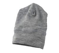 Engel Natur, Bonnet pour bébé et enfant, 70 % laine et 30 % soie, Gris clair mélangé., 6-12 mois