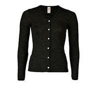 Engel Natur, Cardigan léger 70 % laine biologique 30 % soie, Noir , 34-36