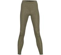 Engel Natur Leggings pour femme en 70% de laine vierge bio et 30% de soie - Certifié GOTS, olive, 34 W/36 L