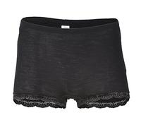 Engel - Boxer avec dentelle pour femmes - Sous-vêtement mérinos - 46/48 - black
