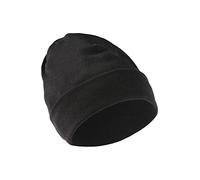Engel Nature, bonnet en laine mérinos pour homme/femme, 70 % laine (kbT), 30 % soie, Noir , taille unique