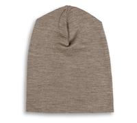 Engel Naturel, bonnet en laine mérinos pour femme/homme, 70 % laine (kbT), 30 % soie, noyer, taille unique