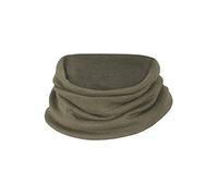Engel Naturel, Écharpe tube pour enfant finement côtelée, 70 % laine (kbT), 30 % soie (olive).
