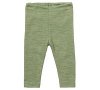 Engel Naturel | Legging en laine mérinos pour bébé | 100 % laine (kbT) | Certifié IVN-Best, vert sauge mélangé, 62-68