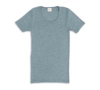 Engel Naturel, t-shirt en laine et soie pour homme, 46/48, bleu montagne, Bleu montagne, 48-50