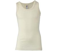 Engel Nick & Ben Chemise en laine et soie pour enfant Taille 92-176 - Beige - 10 ans