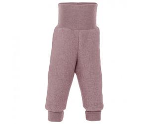 Engel - Pantalon bébé avec taille large - Pantalon polaire - 74/80 - rosenholz melange