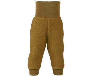 Engel - Pantalon bébé avec taille large - Pantalon polaire - 74/80 - safran melange