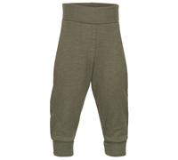 Engel - Pantalon bébé taille large - Sous-vêtement mérinos - 74/80 - olive