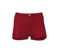 Engel Pantalon naturel pour femme - 70 % laine mérinos bio et 30 % soie - Rouge - 40