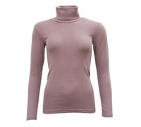 Engel, Pull à col roulé pour femme, 70 % laine (kbT), 30 % soie (DustyRose, 38-40), Dustyrose, 40-42