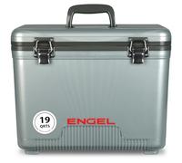 Engel refroidisseurs 19qt léger, étanche Cooler Drybox et Lunch Box, Argent