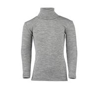 Engel Rolli - Legging pour enfant - En laine et soie - Tailles : 92-176 - 3 couleurs, Gris clair mélangé., 128 cm