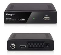 Engel RT5130B Décodeur TNT DVB-T2 Full HD avec Enregistreur PVR Timeshift USB HDMI Haute Sensibilité EPG Péritel Télétexte Plug and Play Facile à Installer