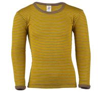Engel - Sous-vêtement L/S enfant - Sous-vêtement mérinos - 128 - safran / walnuss
