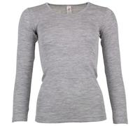 Engel - Sous-vêtement L/S pour femmes - Sous-vêtement mérinos - 34/36 - light grey melange