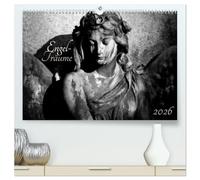 Engel-Träume (hochwertiger Premium Wandkalender 2026 DIN A2 quer), Kunstdruck in Hochglanz: Wunderschöne Engelsfiguren als Begleitung durch das Jahr