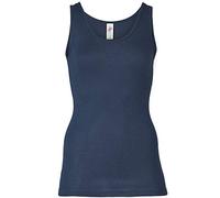 Engel - Tricot de peau à bretelles - Laine/soie - Pour femmes - Taille 34 - 48 - 3 couleurs, Marine, M