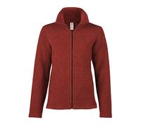 Engel Veste en laine mérinos pour femme, Terracotta mélangé 071e, 44-46