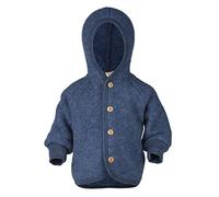 Engel Veste pour bébé avec capuche en laine polaire, Bleu mélangé, 98-104
