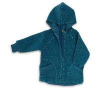 Engel - Veste zippée à capuche pour bébés - Veste en laine - 86/92 - pazifik melange