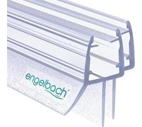 Engelbach® Joint de porte de douche 2x 60cm - Profil d'étanchéité en caoutchouc extra-épais pour verre 5-8 mm, étanchéité optimale, installation facile