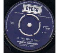 ENGELBERT HUMPERDINCK - ENGELBERT HUMPERDINCK - AM I THAT EASY TO FORGET - 7" VINYL