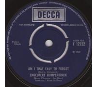 ENGELBERT HUMPERDINCK - PRETTY RIBBON 7" (45) UK DECCA 1968 B/W AM I THAT EASY TO FORGET (F12722)