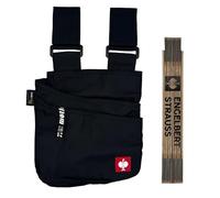 Engelbert Strauss Bundle - Sac holster multi-usages e.s.Motion avec mètre pliant - Kit pratique pour l'artisanat et le bricolage pour professionnels (noir)