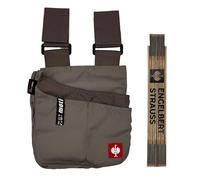 Engelbert Strauss Bundle - Sac holster multi-usages e.s.Motion avec mètre pliant - Kit pratique pour l'artisanat et le bricolage pour professionnels (argile/tourbe)