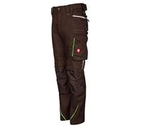 Engelbert Strauss e.s.Motion 2020 Pantalon de travail Marron, Châtaigne/vert lac, 48