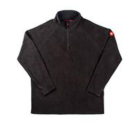 Engelbert Strauss Men Fleece Pullover Troyer dryplexx Micro, Couleur:Black, Taille:L
