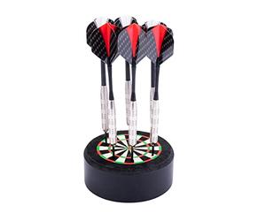 Engelhart - 062020 - Support de Fléchettes en Sisal - Dart Dock - Vraie Petite Cible en Sisal de 9 cm de Diametre - Accessoire de Jeux de Flechettes