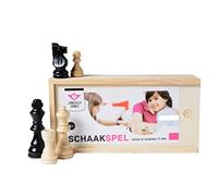 Jeu d'échecs en bois - New Classic Toys - Coffret avec pions en bois