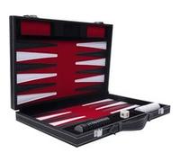 Engelhart- 250501- Backgammon surpiqué 18 pouces - rouge noir blanc G