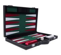 Engelhart- 250518- Backgammon surpiqué 18 pouces - vert rouge blanc G