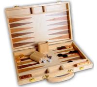 Engelhart Jeu de backgammon en bois Longfield Games 48 x 38 cm Ivoire G