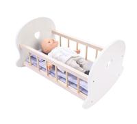 Engelhart - 606012 - Berceau pour Poupées Gris-Blanc